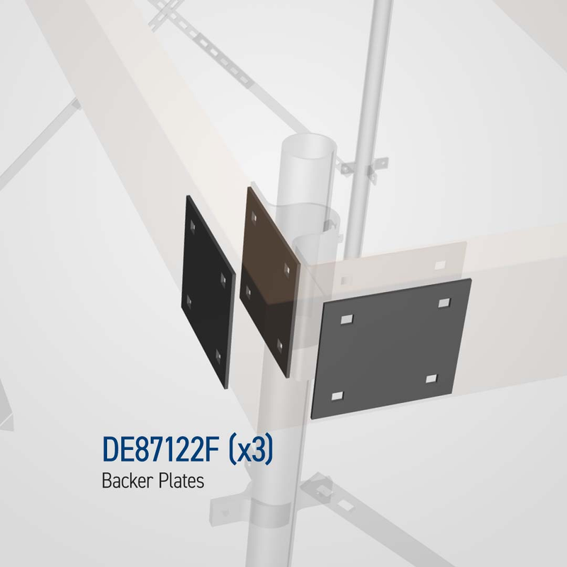 Dock Edge Stationary Dock Backer Plate DE87122F