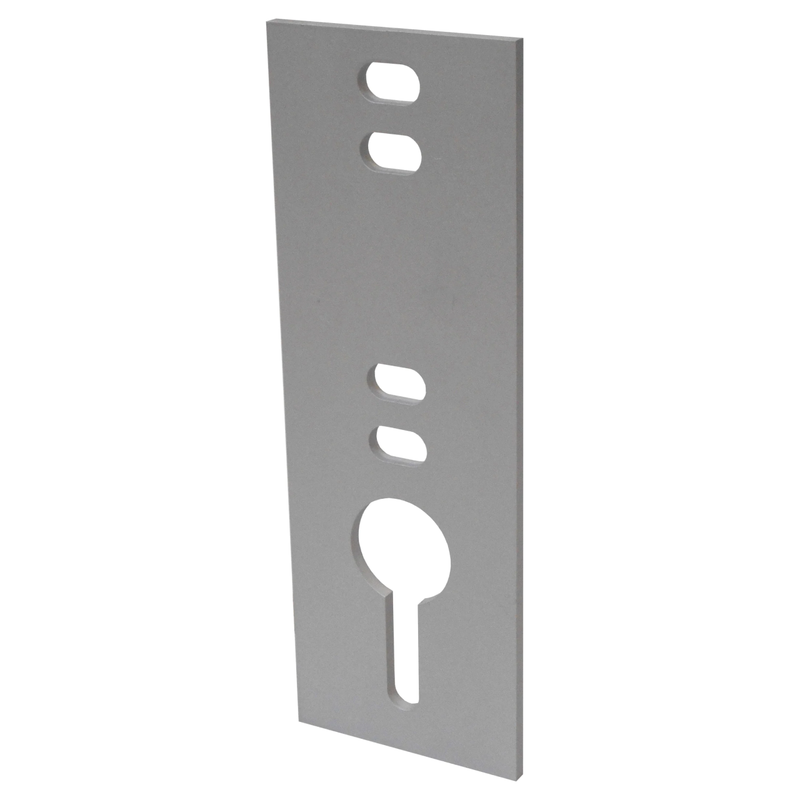 Dock Edge Floating Dock Anchor Chain Keyhole Plate DE98606F