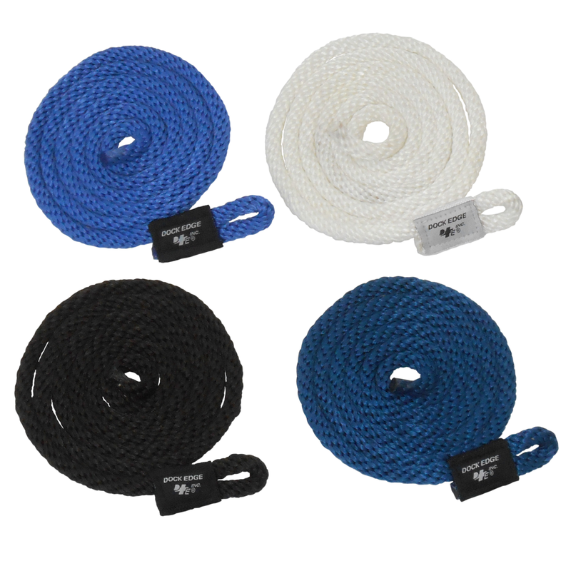 Dock Edge Pro Fender Lines 2 Pack (4 Colors & 2 Sizes)