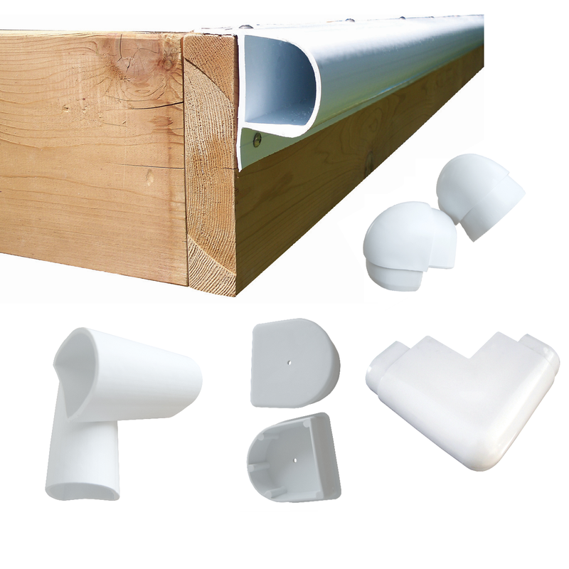 Dock Edge Air Cushion Single P Bumper Profile (3 Colors)