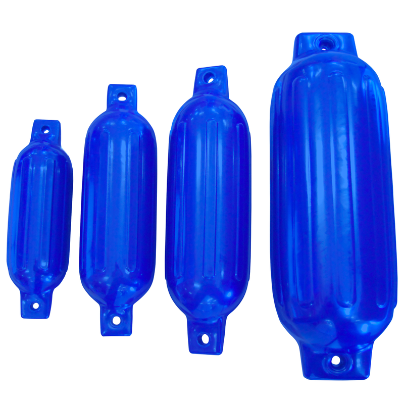 Dock Edge DockSide Twin Eye Ribbed Fenders (4 Colors & 4 Sizes)